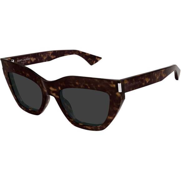 NWT Yves Saint Laurent SL-759 Havana 53mm Sunglasses main image 4